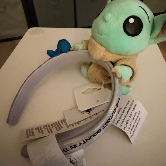 Disney Parks Mandalorian Baby Yoda Grogu Headband - Picture 2 of 7